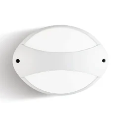 Applique Da Esterno-Selezionato da Mazzolaluce Applique da esterno ovale bianca moderna led 3000k ip65