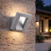 Applique Da Esterno-Perenz Illuminazione Applique da esterno perenz leva ip54 led cct grigio cemento orientabile