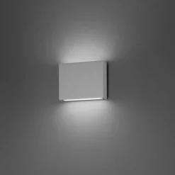 Applique Da Esterno-Perenz Illuminazione Applique da esterno pocket perenz grigio cemento led 7w cct ip65