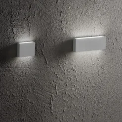 Applique Da Esterno-Perenz Illuminazione Applique da esterno pocket perenz grigio cemento led 7w cct ip65