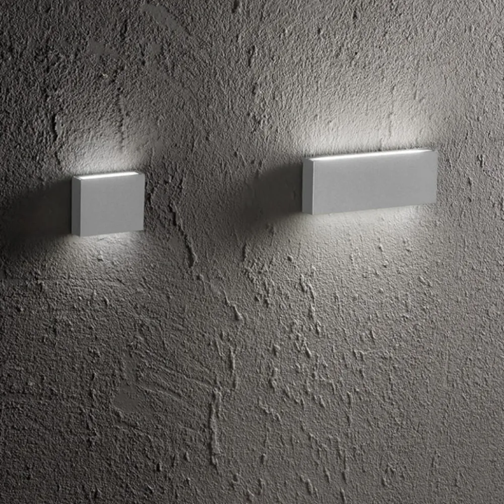 Applique Da Esterno-Perenz Illuminazione Applique da esterno pocket perenz grigio cemento led 7w cct ip65