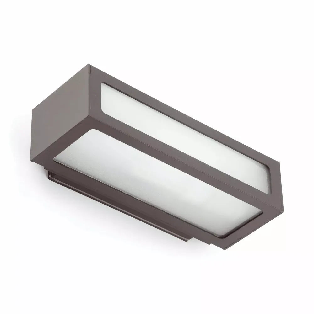 Applique Da Esterno-Selezionato da Mazzolaluce Applique da esterno rettangolare antracite