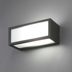 Applique Da Esterno-IsyLuce Applique da esterno rettangolare r7s antracite