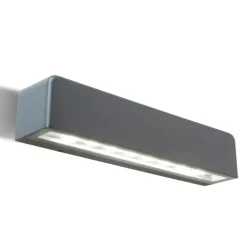 Applique Da Esterno-Selezionato da Mazzolaluce Applique da esterno rettangolare grafite led 9w 3000k ip65
