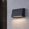 Applique Da Esterno-Selezionato da Mazzolaluce Applique da esterno rettangolare nera ip65 led cct