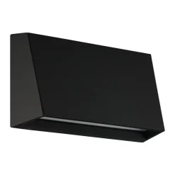 Applique Da Esterno-Selezionato da Mazzolaluce Applique da esterno rettangolare nera ip65 led cct