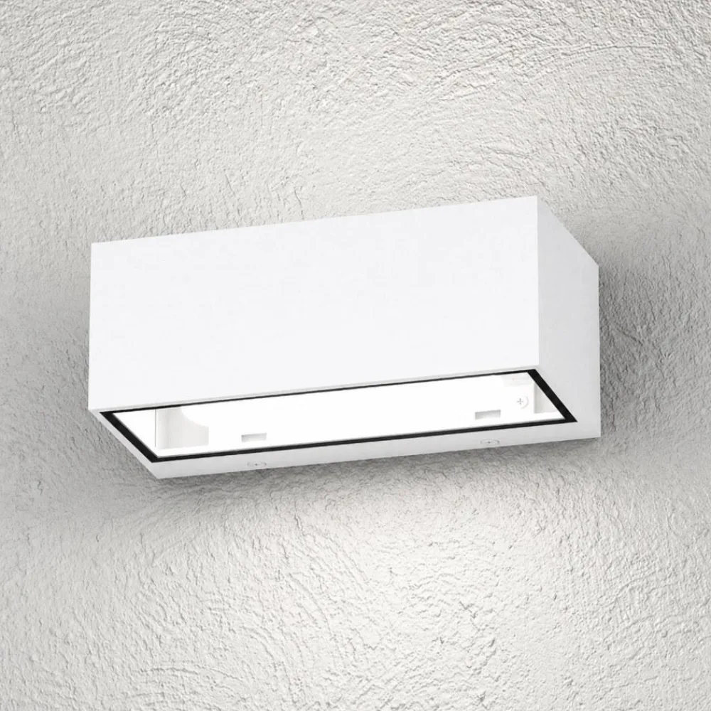 Applique Da Esterno-Top Light Applique da esterno rettangolare bianca spa ip54