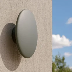 Applique Da Esterno-Selezionato da Mazzolaluce Applique da esterno rotonda grafite led 18w 4000k ip65