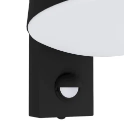 Applique Da Esterno-Selezionato da Mazzolaluce Applique da esterno sensore di movimento cremuscoare nera led 3000k ip44