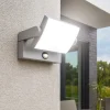 Applique Da Esterno-Ideal Lux Applique da esterno swipe ap sensor ip54 grigio orientabile con sensore