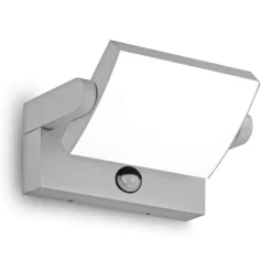 Applique Da Esterno-Ideal Lux Applique da esterno swipe ap sensor ip54 grigio orientabile con sensore