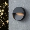 Applique Da Esterno-Selezionato da Mazzolaluce Applique da esterno tonda nera led cct ip65