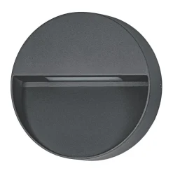 Applique Da Esterno-Selezionato da Mazzolaluce Applique da esterno tonda nera led cct ip65