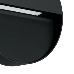 Applique Da Esterno-Selezionato da Mazzolaluce Applique da esterno tonda nera led cct ip65