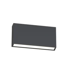 Applique Da Esterno-Top Light Applique da esterno madrid antracite led 10w cct ip65