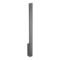 Applique Da Esterno-Selezionato da Mazzolaluce Applique da esterno verticale di design moderna grigio ip65 led 12w 3000k