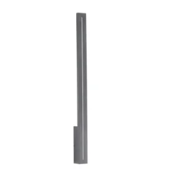 Applique Da Esterno-Selezionato da Mazzolaluce Applique da esterno verticale di design moderna grigio ip65 led 12w 3000k