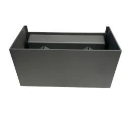 Applique Da Esterno-Selezionato da Mazzolaluce Applique da esterno 24w 4000k antracite moderna rettangolare