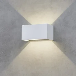 Applique Da Esterno-Selezionato da Mazzolaluce Applique da esterno 24w 4000k bianco rettangolare moderna