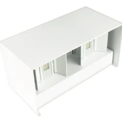 Applique Da Esterno-Selezionato da Mazzolaluce Applique da esterno 24w 4000k bianco rettangolare moderna
