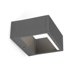 Applique Da Esterno-Selezionato da Mazzolaluce Applique da esterno 8w 3000k grigio scuro moderna
