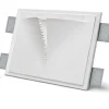 Applique Da Parete-Selezionato da Mazzolaluce Applique da incasso a parete di gesso led bianco 13w 2700k