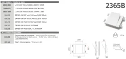 Applique Da Parete-Selezionato da Mazzolaluce Applique da incasso a parete di gesso led cristaly 16.5w 4000k