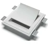 Applique Da Parete-Selezionato da Mazzolaluce Applique da incasso a parete gesso led cristaly 16.5w 3000k verniciabile