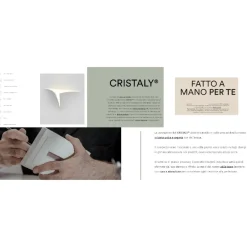 Applique Da Parete-Selezionato da Mazzolaluce Applique da incasso led 9,5w 2700k cristaly bianco