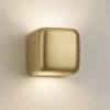 Applique Da Parete-Gea Luce Applique da interno moderno cubo oro babol