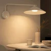 Applique Da Parete-Selezionato da Mazzolaluce Applique da parete a braccio lungo orientabile cono champagne con interruttore