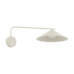 Applique Da Parete-Selezionato da Mazzolaluce Applique da parete a braccio lungo orientabile cono champagne con interruttore