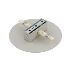 Applique Da Parete-Selezionato da Mazzolaluce Applique da parete beige disco rotondo 20cm moderna