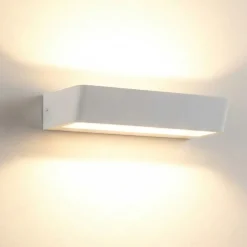 Applique Da Parete-Selezionato da Mazzolaluce Applique da parete bianca led 21w 3000k design moderna