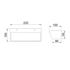 Applique Da Parete-Selezionato da Mazzolaluce Applique da parete bianca led 21w 3000k design moderna