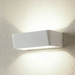 Applique Da Parete-Selezionato da Mazzolaluce Applique da parete bianca led 15w 4000k biemissione design moderna