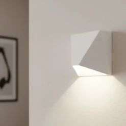 Applique Da Parete-Selezionato da Mazzolaluce Applique da parete bianca moderna squadrata led 3000k
