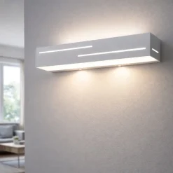 Applique Da Parete-Fabas Luce Applique da parete bianco banny moderna led