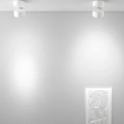 Applique Da Parete-IsyLuce Applique da parete bianco led 12w 3000k orientabile focus var