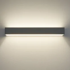 Applique Da Parete-Top Light Applique da parete bios antracite rettangolare 24w