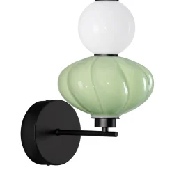 Applique Da Parete-Selezionato da Mazzolaluce Applique da parete ceramica verde vetro led 3000k