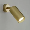 Applique Da Parete-Selezionato da Mazzolaluce Applique da parete cilindro oro satinato spot orientabile