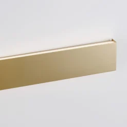 Applique Da Parete-Selezionato da Mazzolaluce Applique da parete 60cm led rettangolare oro 20w 3000k