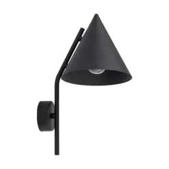 Applique Da Parete-Selezionato da Mazzolaluce Applique da parete cono nero design moderno