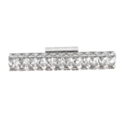 Applique Da Parete-Selezionato da Mazzolaluce Applique da parete contemporanea cromo cristalli led 8w 3000k