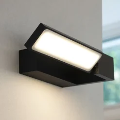Applique Da Parete-Selezionato da Mazzolaluce Applique da parete design moderna nero orientabile 12w 3000k