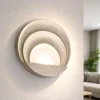 Applique Da Parete-Fabas Luce Applique da parete design moderna oro sunrise led 29w 3000k