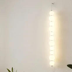 Applique Da Parete-Selezionato da Mazzolaluce Applique da parete design moderno sfere vetro bianco led 3000k