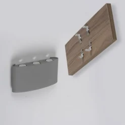Applique Da Parete-Selezionato da Mazzolaluce Applique da parete effetto legno rettangolare led 5w 3000k