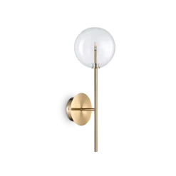 Applique Da Parete-Ideal Lux Applique da parete equinoxe ap1 ottone